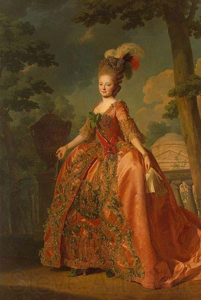 Alexander Roslin Portrait of Grand Duchess Maria Fiodorovna France oil painting art